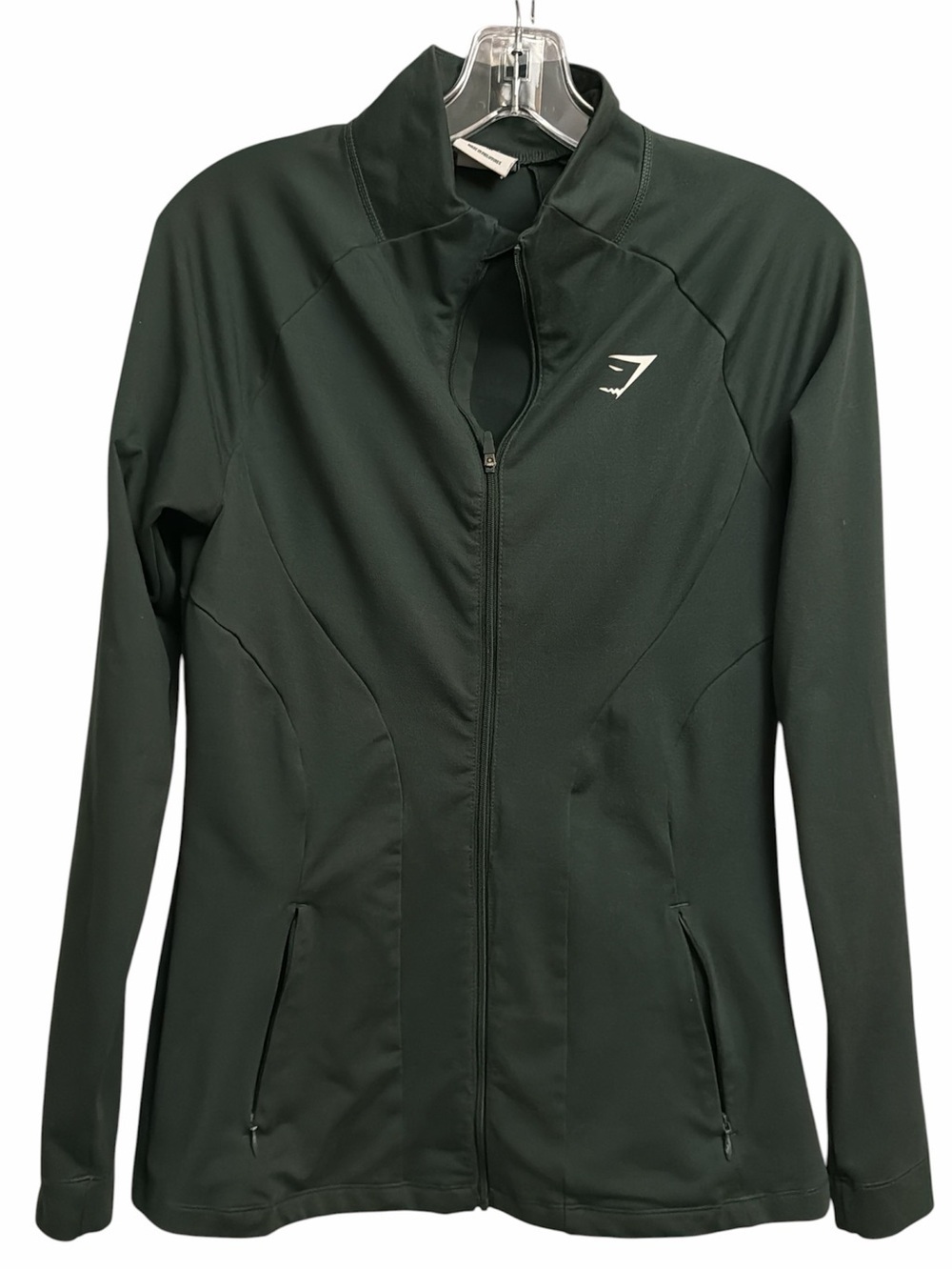 Gymshark Women's Forest Green Full-Zip Training Jacket